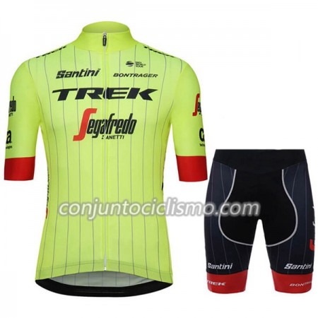 Conjunto Maillot + Culotte Corto 2018 Trek-Segafredo N002